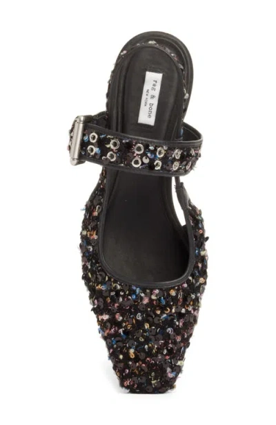 Rag & Bone Astra Buckle Boucle Slingback Flats
