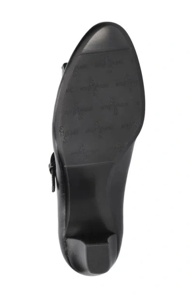 Easy Street Meryl Womens Buckle Faux Leather Mary Jane Heels