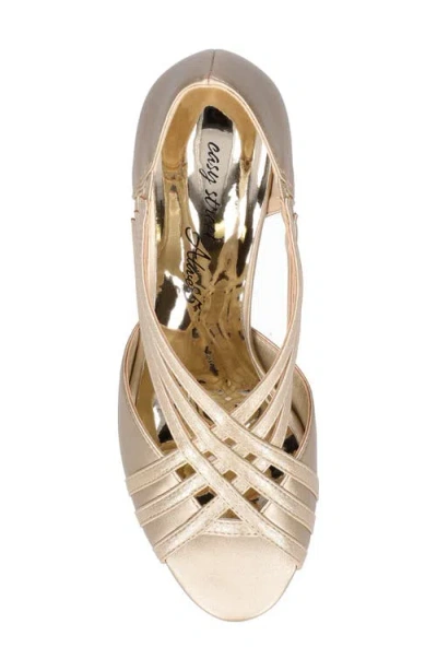 Easy Street Oceana Womens Slingback Slip On Kitten Heels