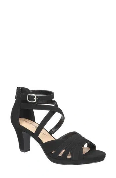 Easy Street Crissa Womens Faux Suede Open Toe Strappy Sandals