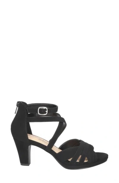 Easy Street Crissa Womens Faux Suede Open Toe Strappy Sandals