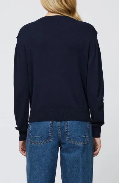 French Connection Scarf Accent Crewneck Sweater
