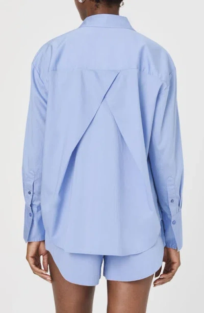 French Connection Alexis Oversize Crossover Cotton Button-up Shirt