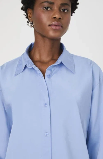 French Connection Alexis Oversize Crossover Cotton Button-up Shirt