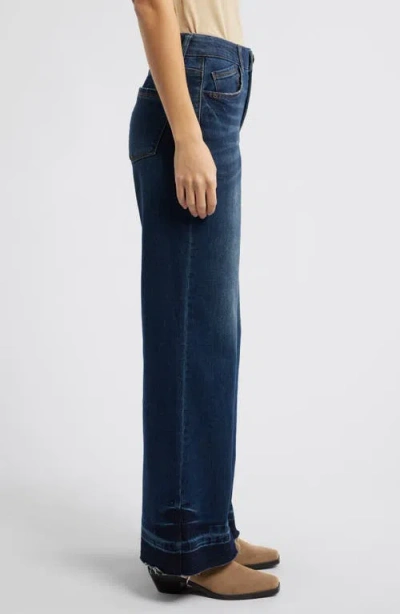 Wit & Wisdom Sam 'ab'solution Release Hem High Waist Wide Leg Jeans