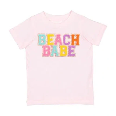 Sweet Wink Beach Babe Patch Short Sleeve T-shirt In Pink