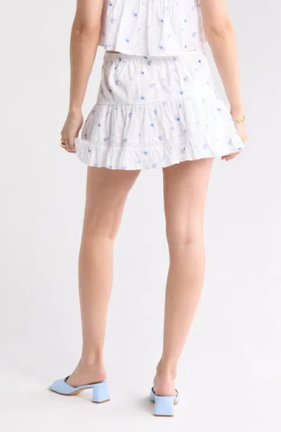 Abound Pretty Printed Miniskirt