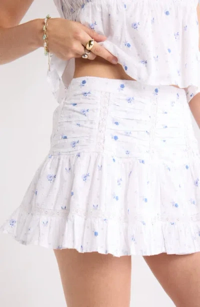 Abound Pretty Printed Miniskirt