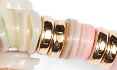 Nordstrom Rack Set Of 2 Heshi Shell Beaded Stretch Bracelets