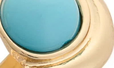Nordstrom Rack Stone & Faux Pearl Ring
