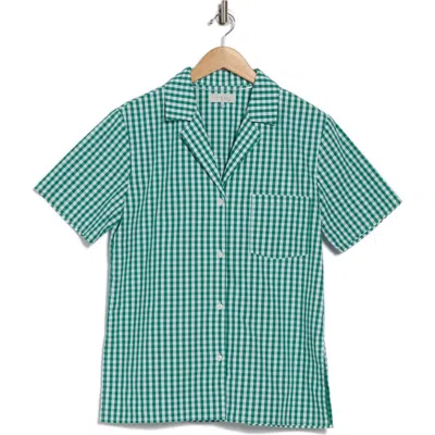 Wayf Bowler Button-up Shirt In Green