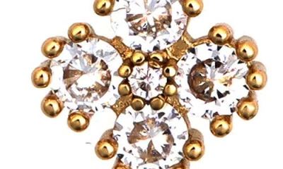 Panacea Cz Cluster Link Drop Earrings