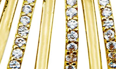 Panacea Multi Row J Hoop Earrings