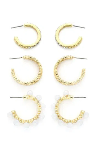 Panacea 3-pack Hoop Earrings