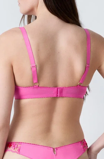 Etam Amour Balconette Bra In Pink