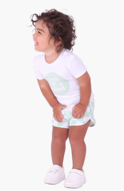 Dot Australia One Of A Kind T-shirt & Shorts Set In Green