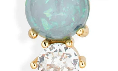 Leith 3-pack Faux Opal & Cz Earrings