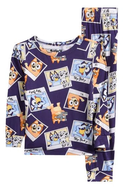 Ame Kids' Bluey Two-piece Pajamas In Blue