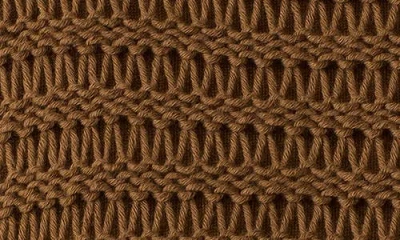 Eileen Fisher Crewneck Oversize Organic Cotton Sweater In Brown
