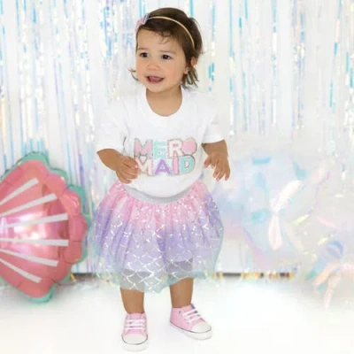 Sweet Wink Sparkling Mermaid Bow Baby Headband