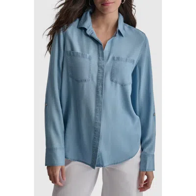 Dkny Jeans Tencel® Lyocell Chambray Button-up Shirt