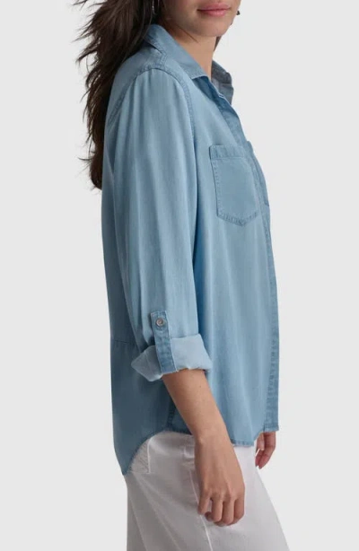 Dkny Jeans Tencel® Lyocell Chambray Button-up Shirt