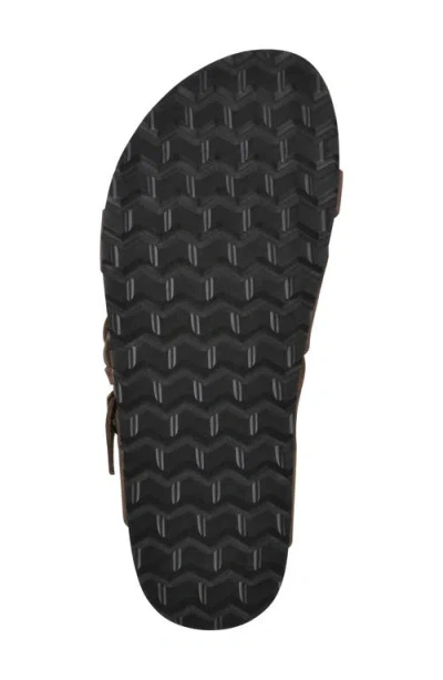 White Mountain Footwear Braided Strappy Slide Sandal