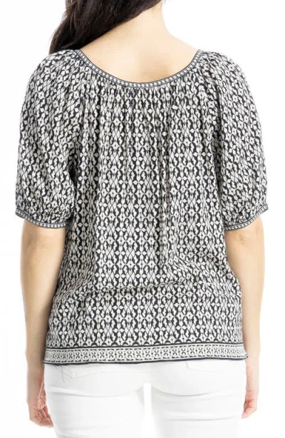 Max Studio Puff Sleeve Top
