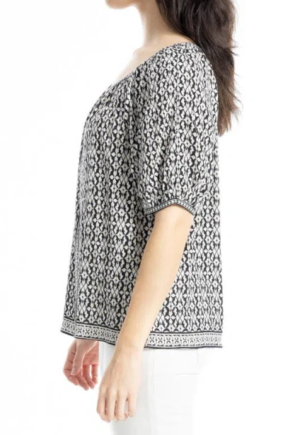Max Studio Puff Sleeve Top