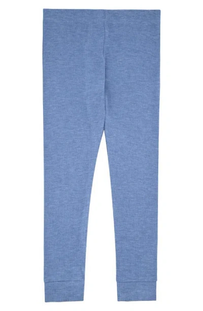 Sleep On It Kids' Solid Long Pajamas In Blue