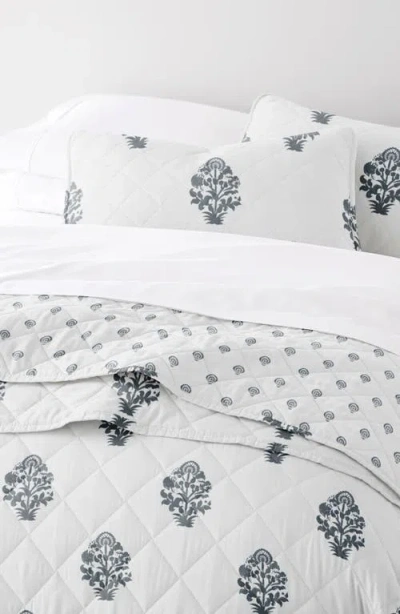 Homespun Pattern Reversible Quilt & Sham Set