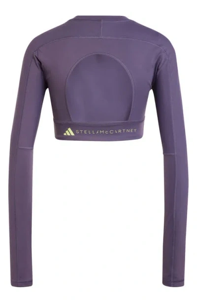 Adidas By Stella Mccartney Tst Long Sleeve Yoga Crop Top