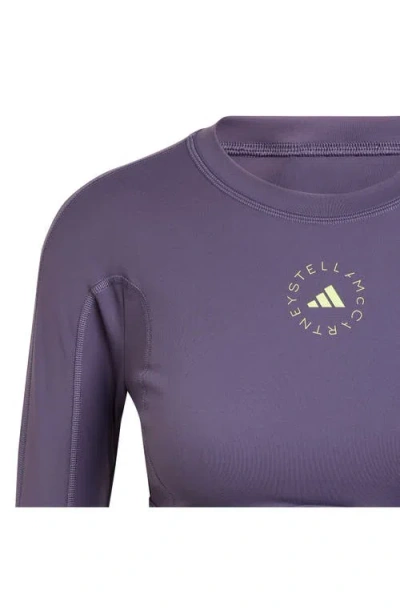 Adidas By Stella Mccartney Tst Long Sleeve Yoga Crop Top