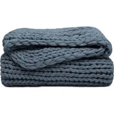 Homespun Chunky Knit Throw Blanket