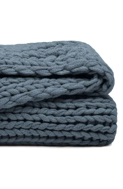 Homespun Chunky Knit Throw Blanket