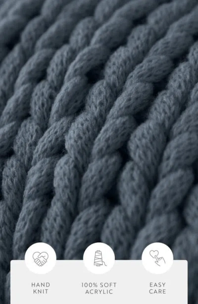 Homespun Chunky Knit Throw Blanket