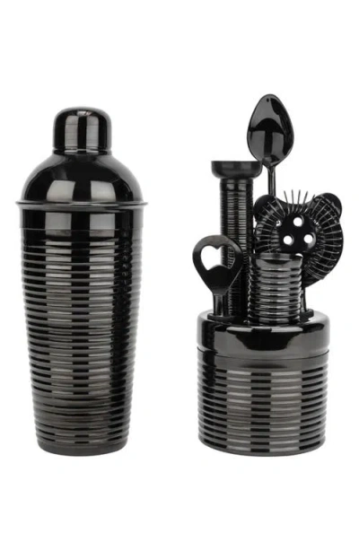 French Home 7-piece Cocktail Bar Set In Gray