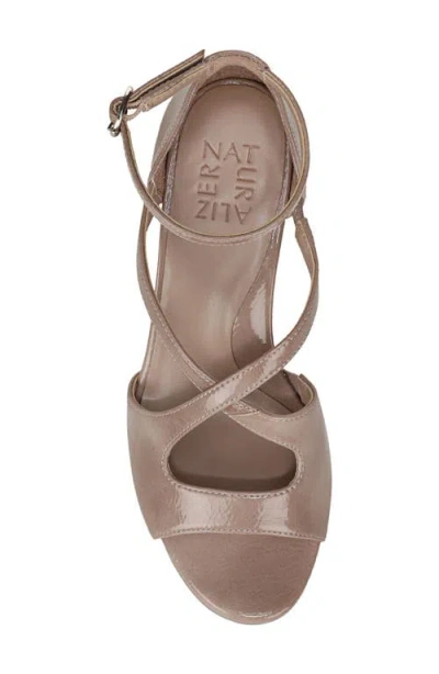 Naturalizer Alicia Platform Sandal In Brown