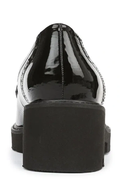 Naturalizer Darry Luxe Patent Platform Loafer In Black