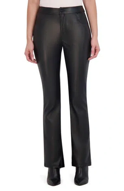 Ookie & Lala Faux Leather Bootcut Pants