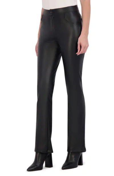 Ookie & Lala Faux Leather Bootcut Pants