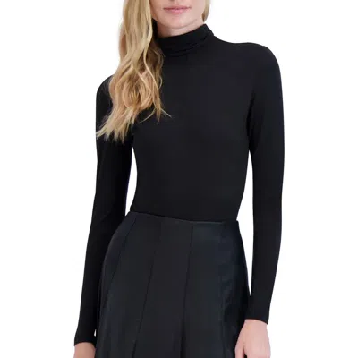 Ookie & Lala Turtleneck Bodysuit In Black