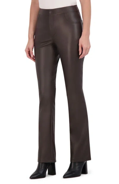 Ookie & Lala Faux Leather Bootcut Pants