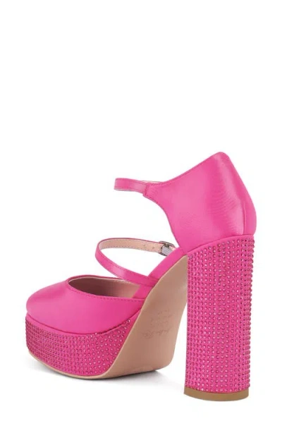 London Rag Rhinstone Embellished Platform Mary Jane Pump