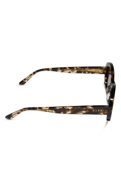 Diff Lainey 52mm Oval Sunglasses