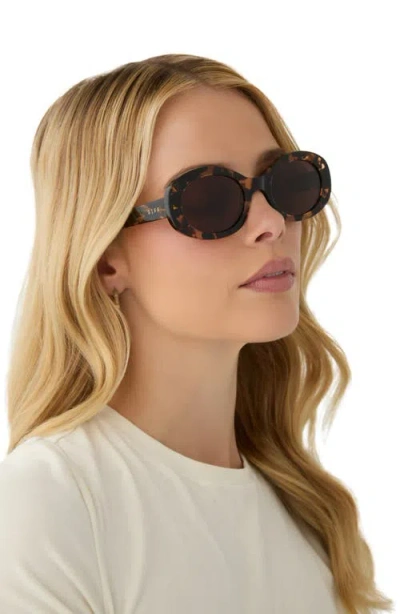 Diff Lainey 52mm Oval Sunglasses
