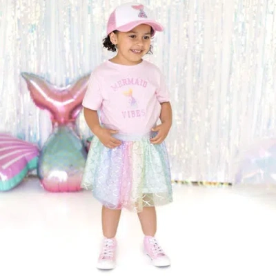 Sweet Wink Mermaid Vibes Short Sleeve T-shirt In Pink