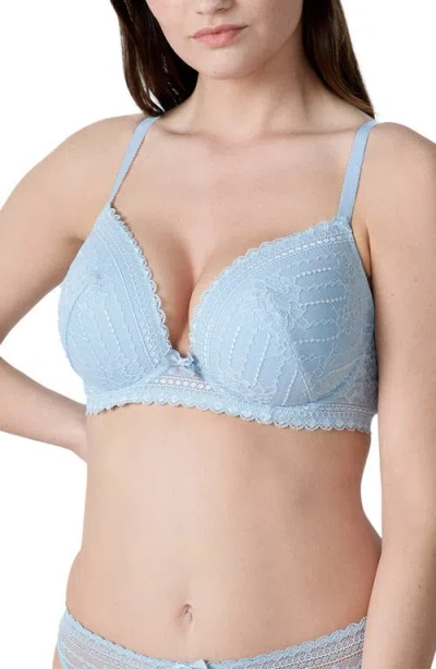 Etam Panama Underwire Contour Bra In Blue