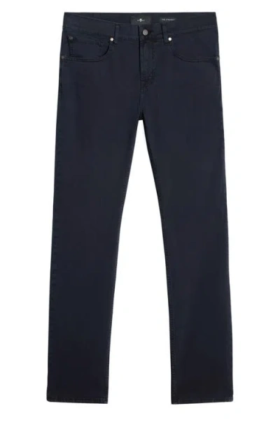7 For All Mankind Austyn Straight Leg Jeans In Black