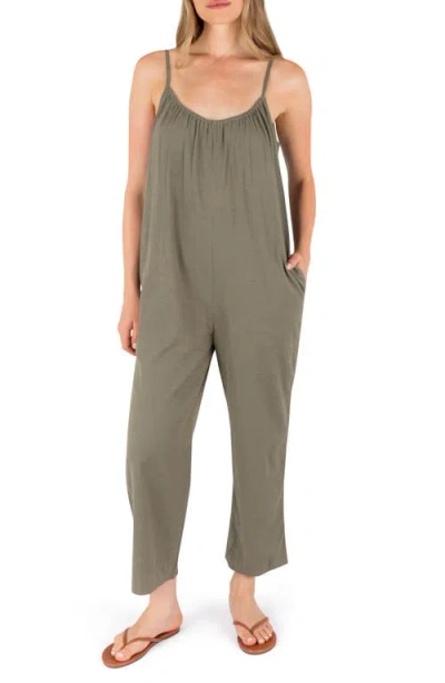 Hurley New Heights Jumpsuit In Green